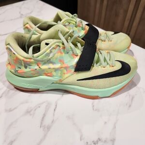 Nike KD 7VII Easter Liquid Lime Vapor Shoes Mens Size 10